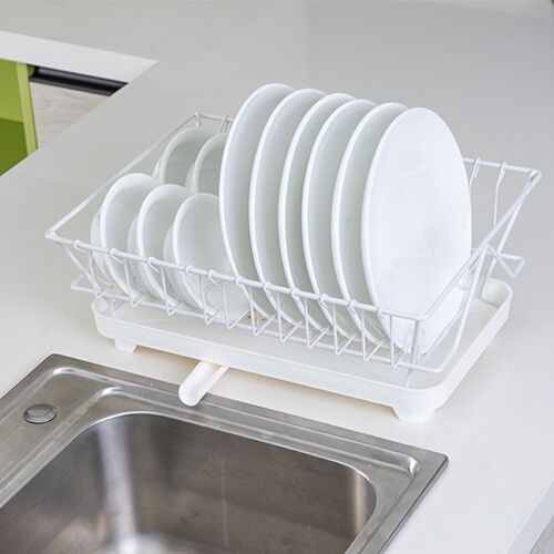 单层厨房收纳置物架水槽碗架沥水架洗碗池碗盘架沥水篮晾放碗架子