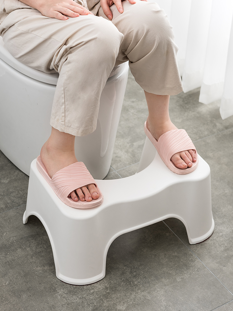 家用卫生间马桶脚踏厕所U型踩脚凳儿童坐便器垫脚塑料小凳子防滑