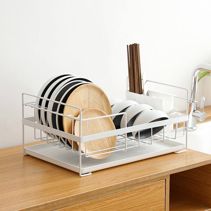 厨房碗盘沥水架 家用放碗碟筷收纳碗架 洗碗池水槽置碗晾碗置物架