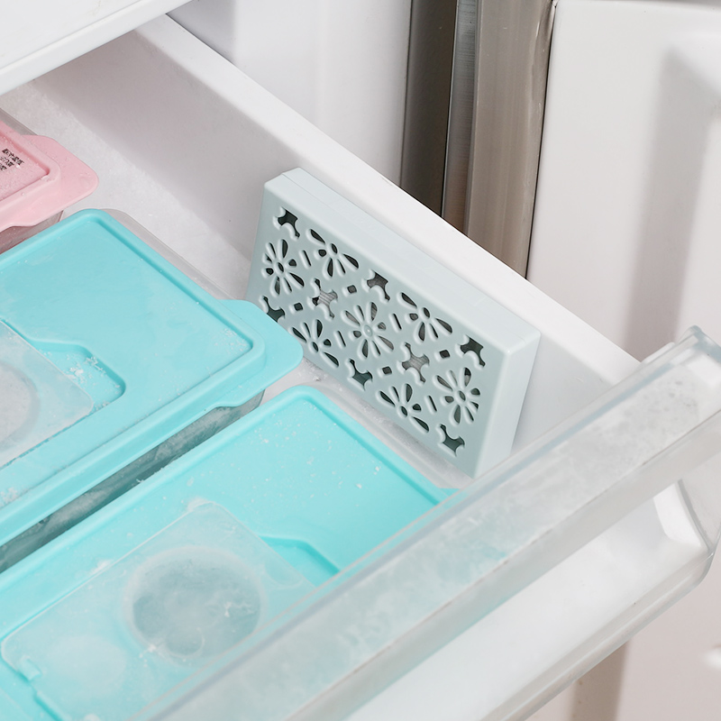 日本进口冰箱除臭剂活性炭去异味剂冷冻室祛味盒碗柜下水槽芳香剂