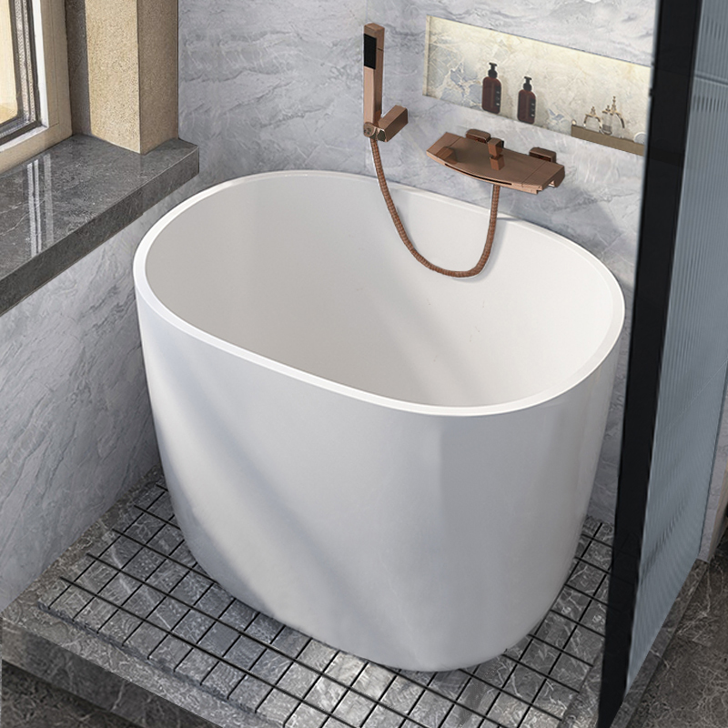 浴缸小户型亚克力网红迷你深泡日式家用可移动保温小型浴盆深泡缸