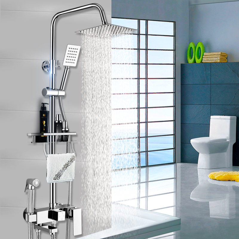 淋浴花洒套装家用卫浴浴室淋雨喷头沐浴卫生间增压淋浴器洗澡神器