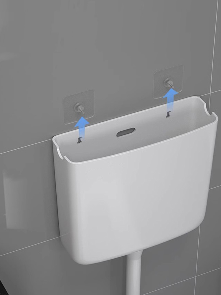 卫生间水箱配件马桶抽水箱固定贴免打孔厕所蹲便冲水箱壁挂式粘钩