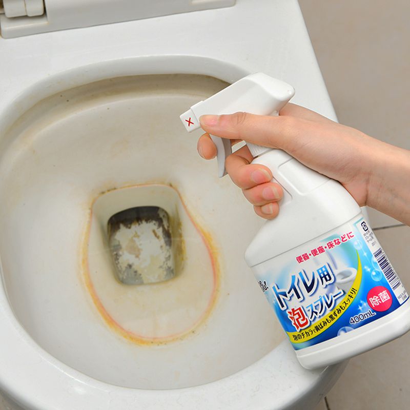 日本进口马桶清洁剂清香型强力除垢去黄去异味厕所泡沫喷雾洁厕灵