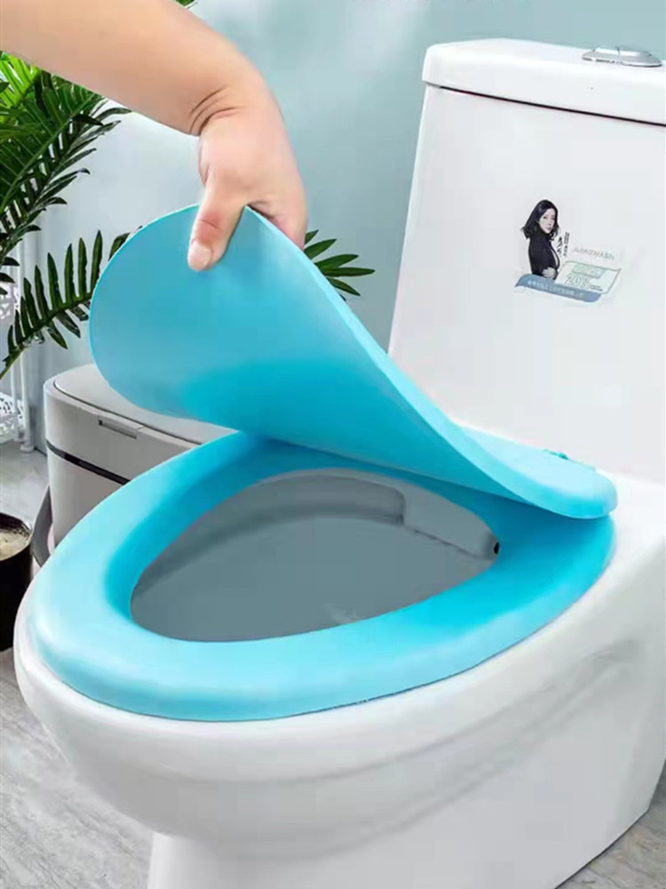 硅胶马桶盖厕所家用木质通用软体易清洗u型盖板坐便圈pvc发泡座圈