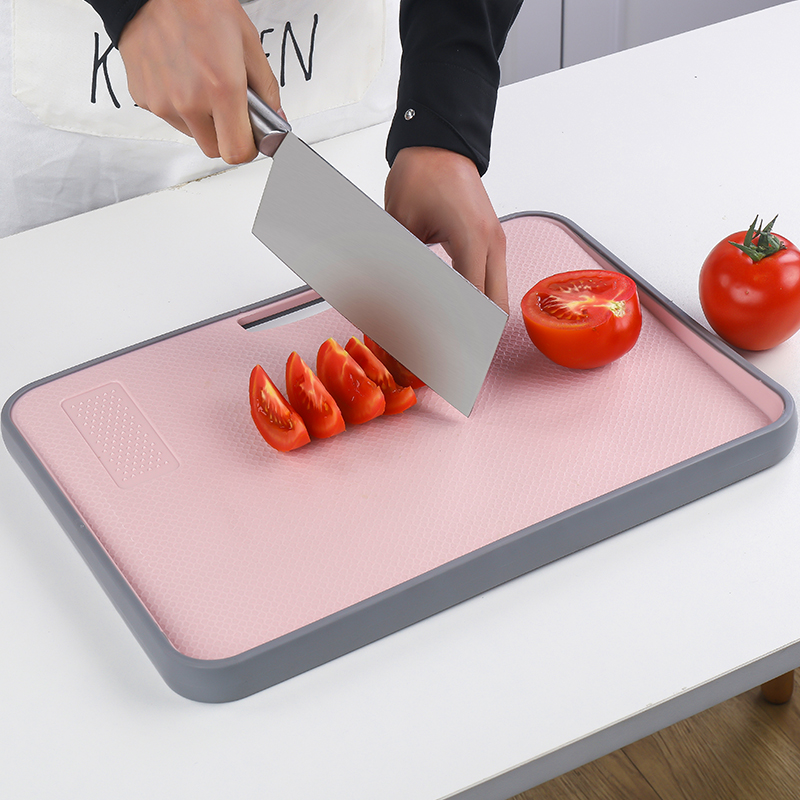 双面砧板家用切菜板辅食案板厨房专用食品级塑料小粘板水果占刀板