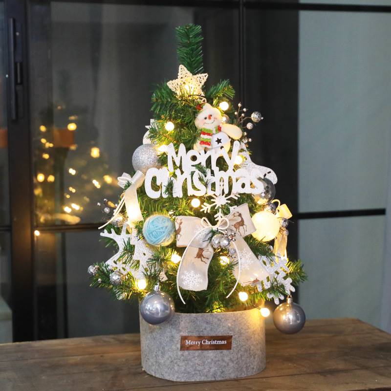 圣诞树迷你小型60cm豪华加密套餐发光树室内商场橱窗圣诞节装饰