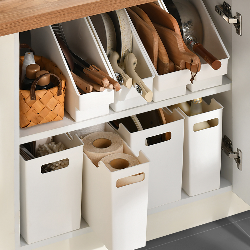 厨房橱柜柜子锅具收纳盒整理筐下水槽分层神器抽屉内置分隔置物架