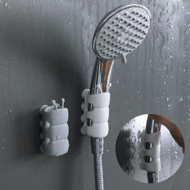 免打孔固定淋浴喷头挂座花洒吸盘式支架淋雨头浴室淋浴器配件底座