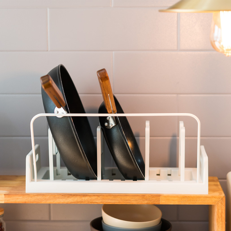 厨房置物架橱柜内锅具沥水厨具多功能收纳放锅架台面碗碟架锅盖架