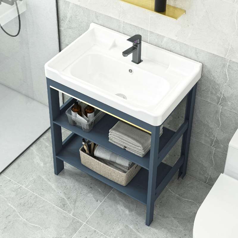 北欧浴室柜组合现代简约小户型卫生间洗漱台面盆洗脸池陶瓷洗手盆