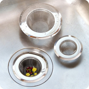 水槽304不锈钢沥水篮家用厨房洗碗池剩菜过滤网三角置物架*