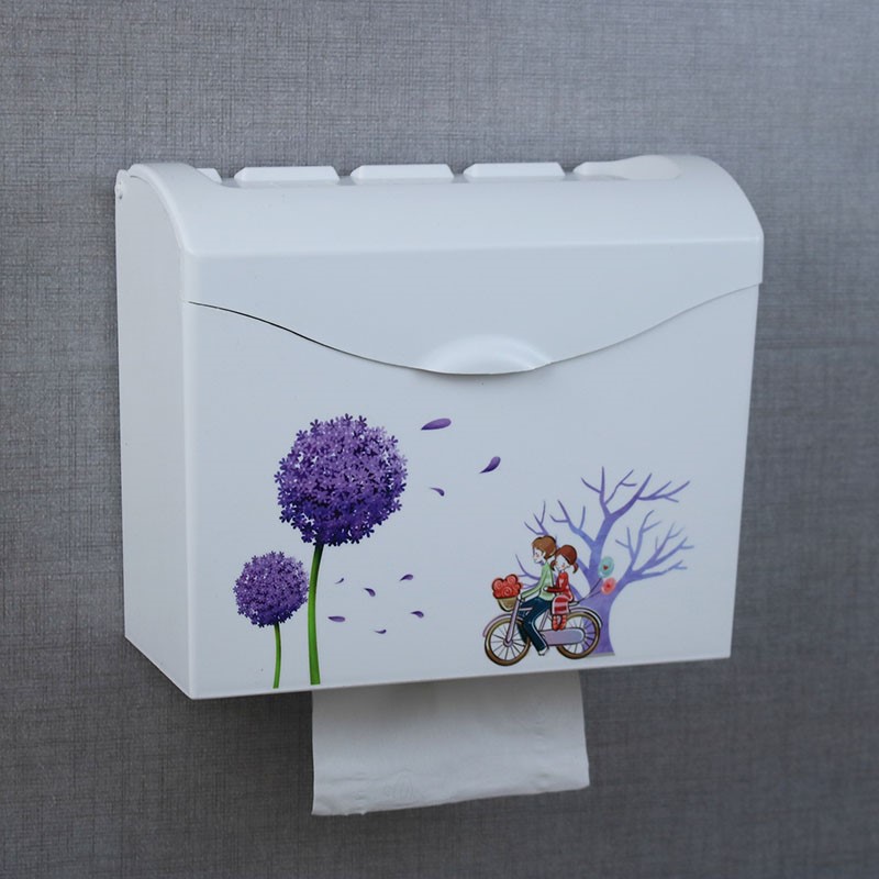 厕所放纸神器草纸盒马桶纸巾盒卫生间挂墙手纸厕纸盒免打孔手纸箱