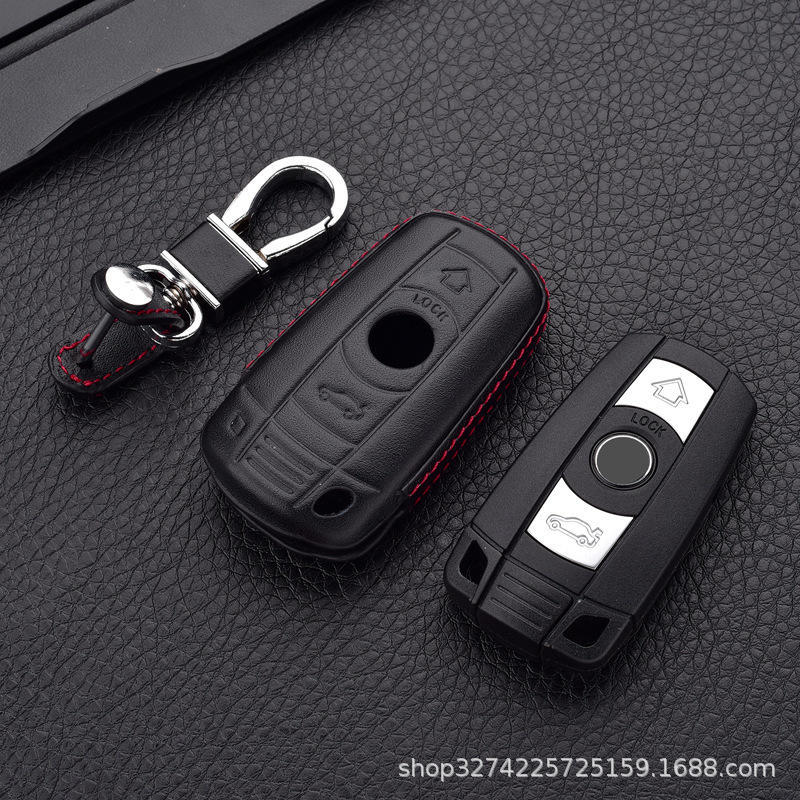 适用于老款钥匙包X1X5X6皮套汽车智能保护套6系3系5系钥匙包壳扣