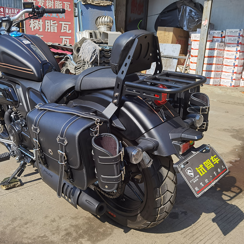 宗申赛科龙RA401摩托车改装货架靠背保险杠边箱头罩挡风无损安装