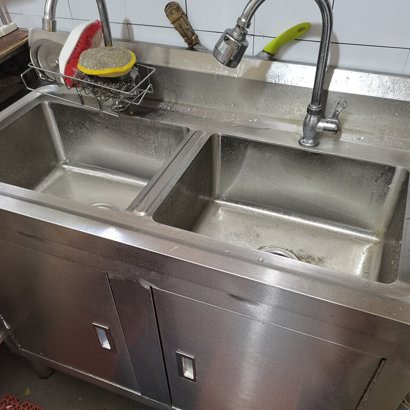 一体水池不锈钢水槽柜子洗z碗槽灶台洗衣台面板水盆洗菜盆集成厨