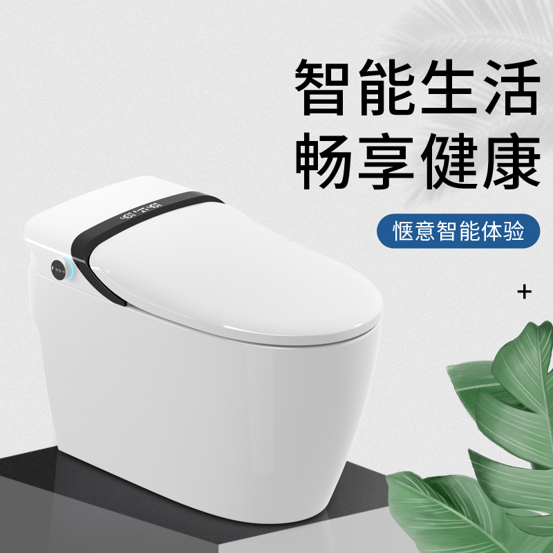 日本智能马桶一体式全自动家用无水压限制电动冲洗翻盖座厕坐便器