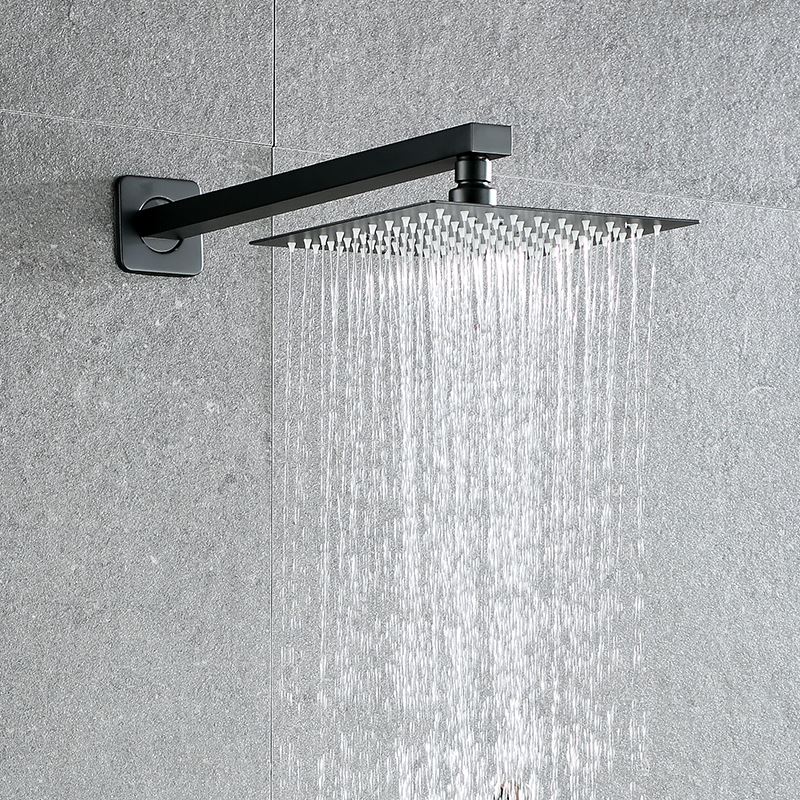 不锈钢超薄暗装入墙式花洒喷头4分通用淋雨莲蓬头洗浴淋浴喷头