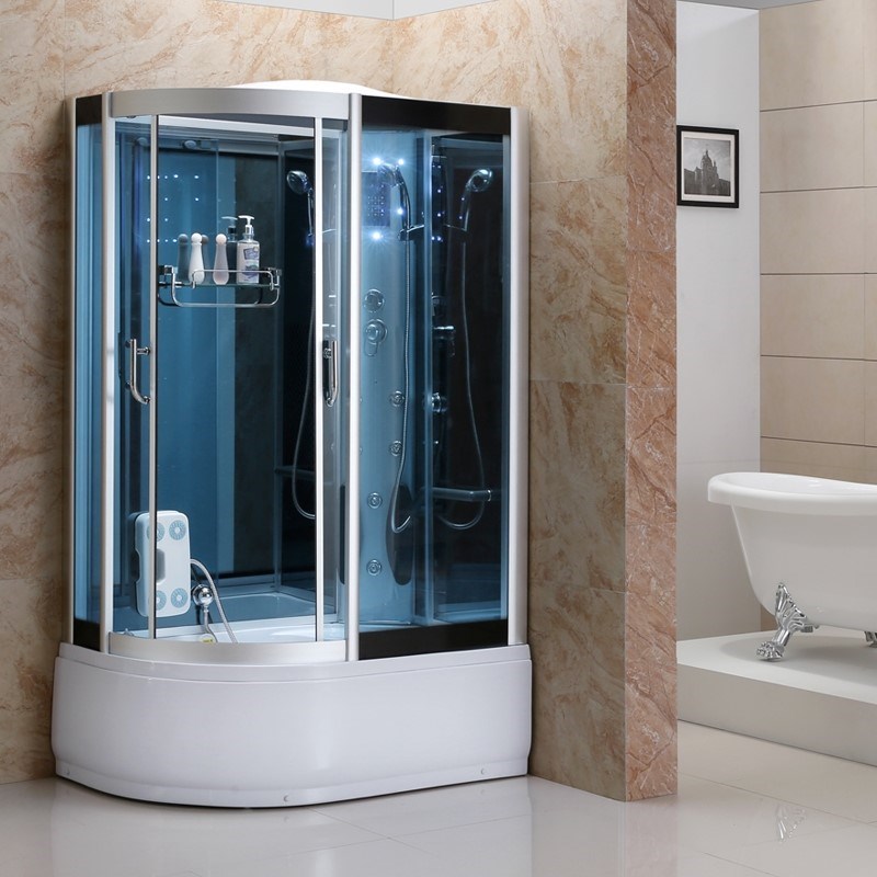 淋整体浴房浴室洗澡房蒸汽房桑拿房玻璃房一体式卫生间带浴缸隔断