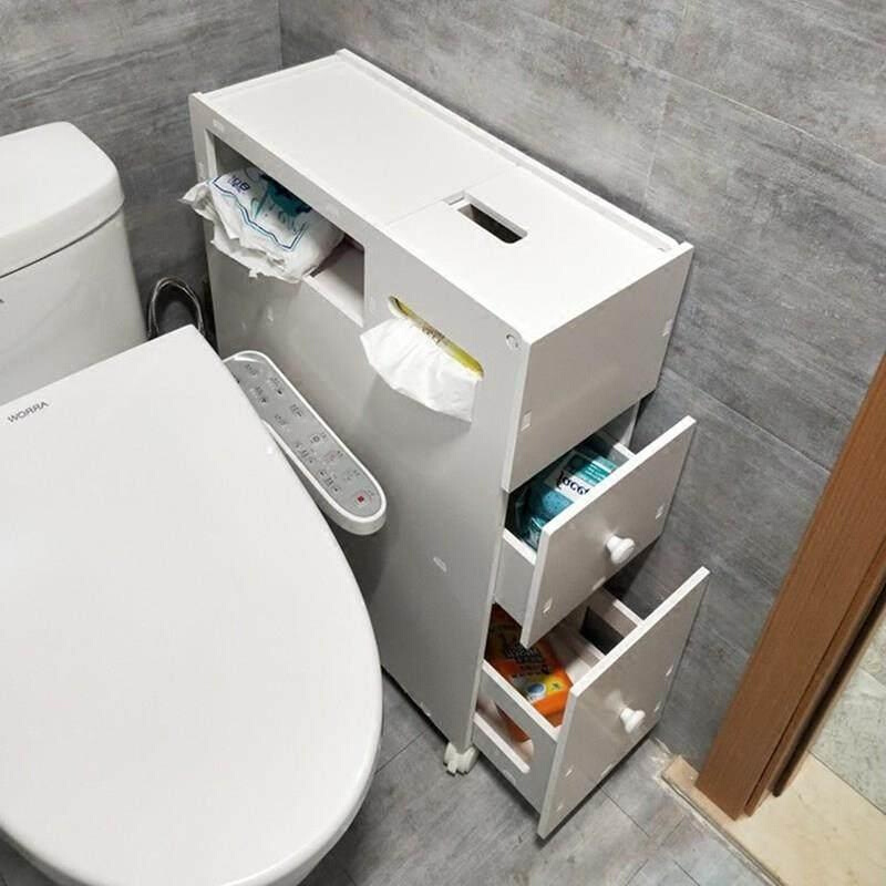 马桶边柜侧柜客厅浴室柜带沙发洗手台卫生间角柜置物架间隙置物柜