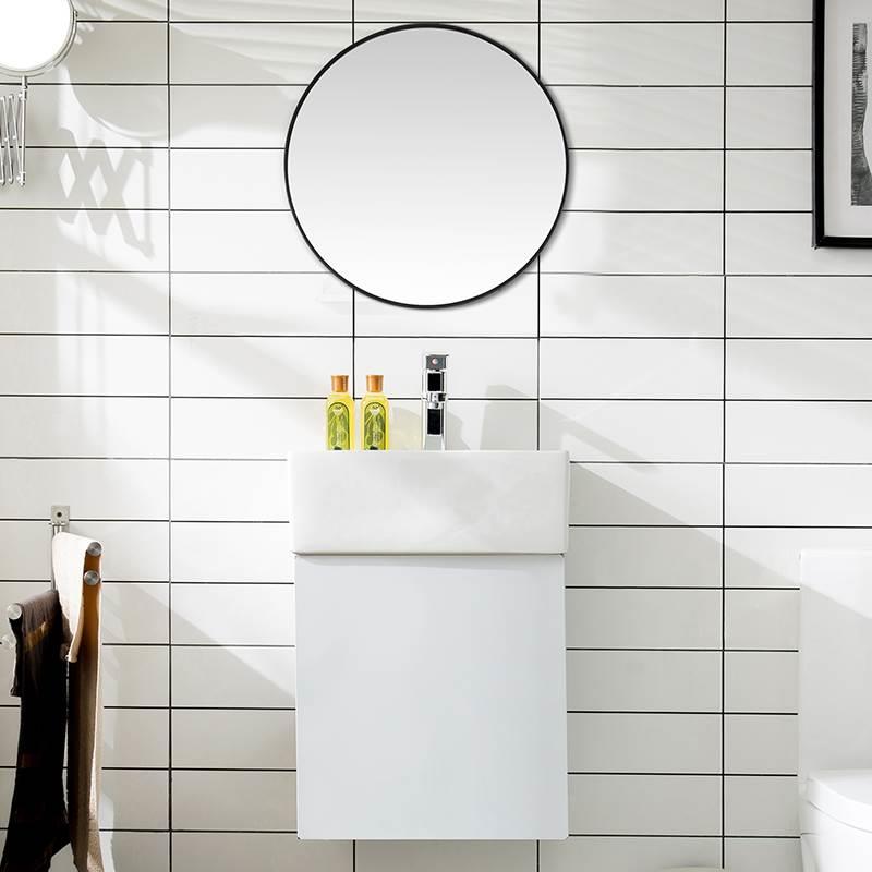 40宽50cm60迷你日式卫浴室柜组合小户型洗手池洗脸盆卫生间洗漱台