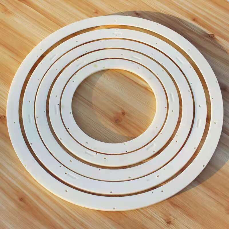 折叠圆餐桌木质板式桌面餐桌转盘1.2 1.5 1.8转盘塑料不锈钢轨道