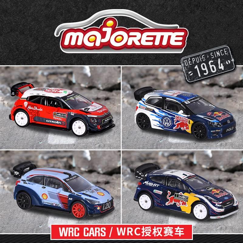 美捷轮仿真合金车福特大众雪铁龙WRC拉力赛车模型玩具男