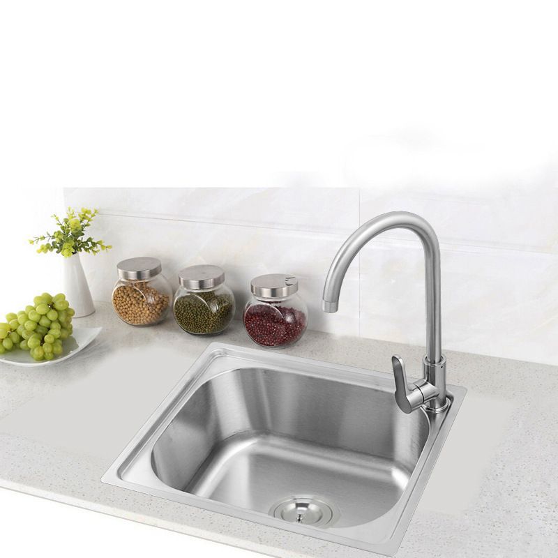 厂家热销201不锈钢水槽厨房洗菜盆单槽一体成型不锈钢水槽