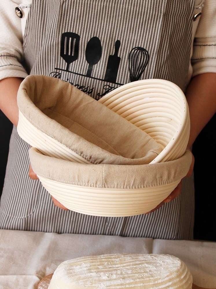 欧包发酵篮面包发酵篮发酵碗发酵蓝藤篮烘焙法棍发酵布藤篮模具