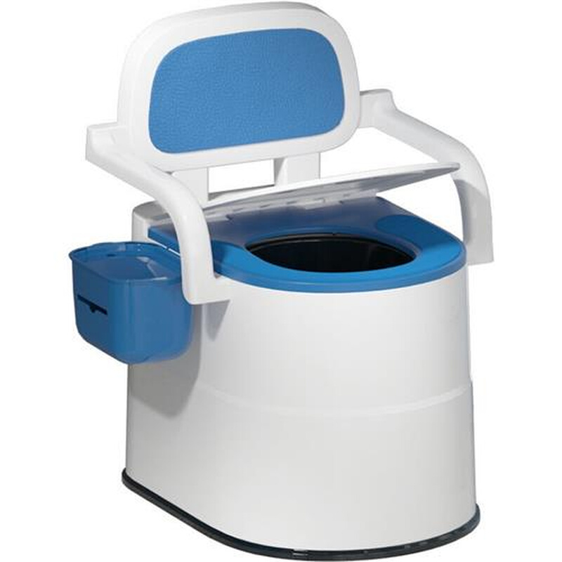尿痛带盖大人可移动马桶器孕妇家用便携式防臭老人洗澡坐便两用椅