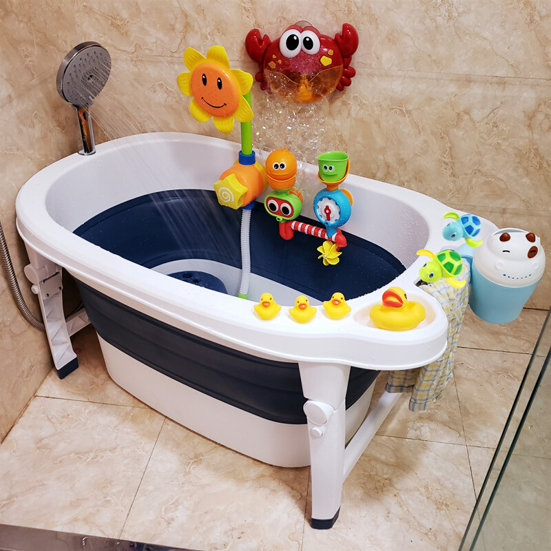 儿童戏水玩具宝宝洗澡玩具吹泡泡机向日葵花洒转转乐小孩玩水乌龟