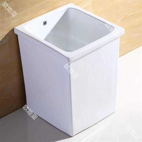 新品家用陶瓷水池橱柜石板台嵌入式四方蓄水桶水箱储水槽厨房水缸