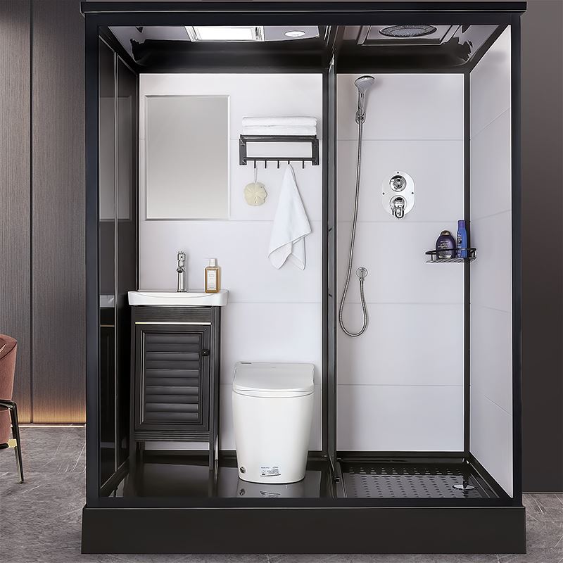 整体淋浴房一体式家用卫生间钢化玻璃农村洗澡间室内干湿分离浴室
