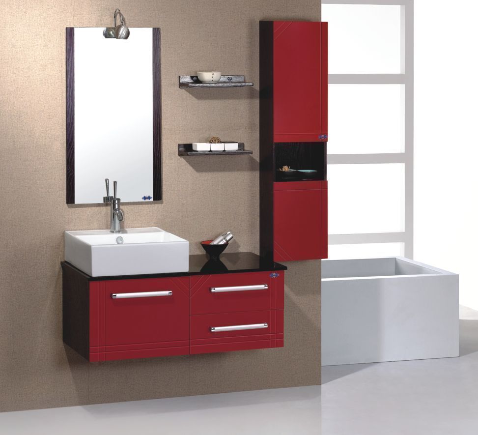 网红美式橡木浴室柜组合实木浴柜洗脸盆柜组合洗手盆柜组合DF858