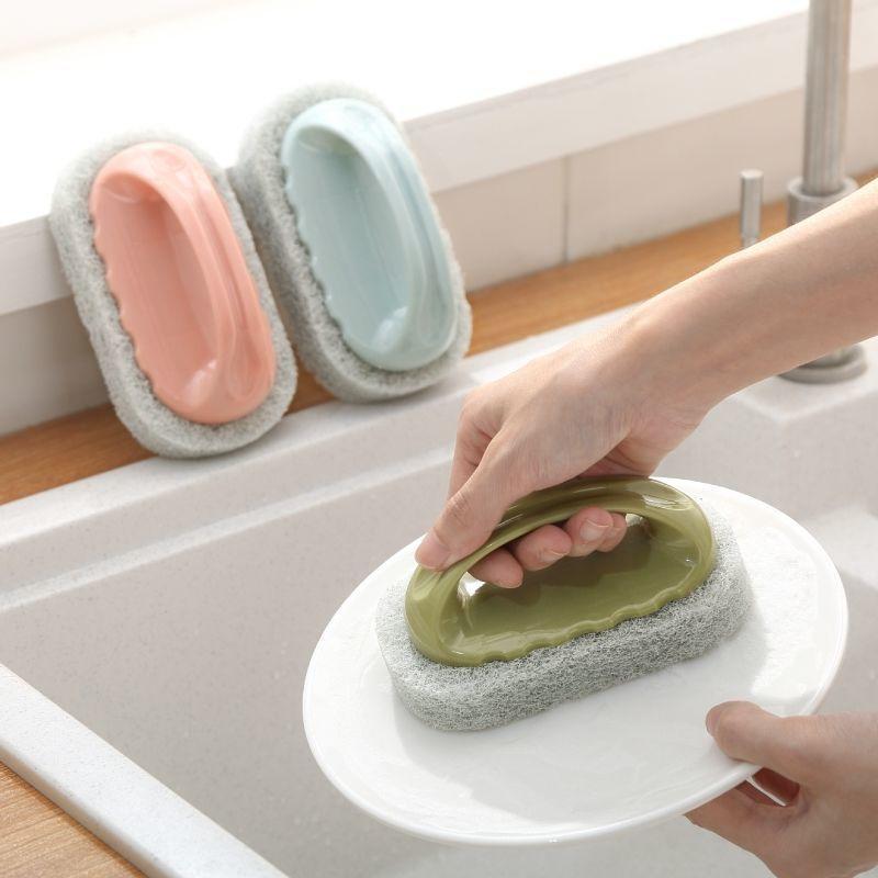 海绵擦瓷砖刷子厨房洗锅清洁刷现货强力去污浴缸刷神奇灶台刷