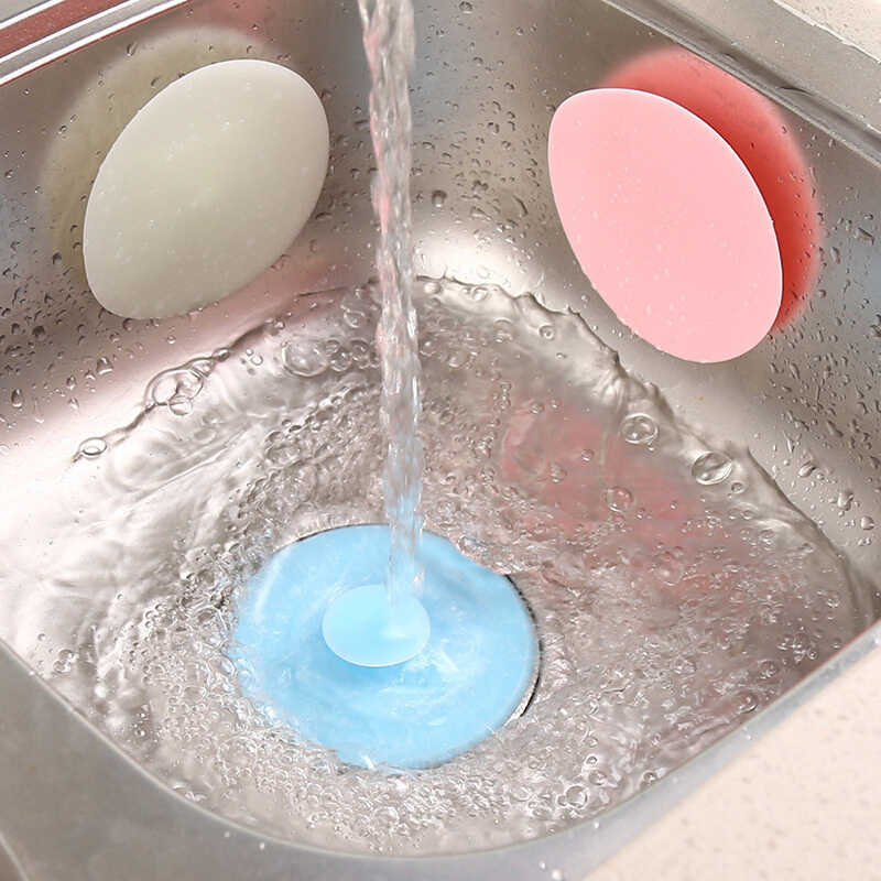 吸盘式硅胶地漏盖厨房水池堵水塞子卫生间洗手盆水槽防漏防臭盖子
