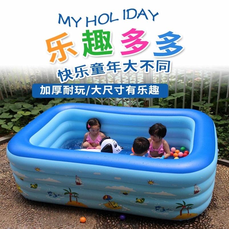 网红大人充气双人浴三层游泳池180mm泡澡浴缸单人4岁小孩用儿童家