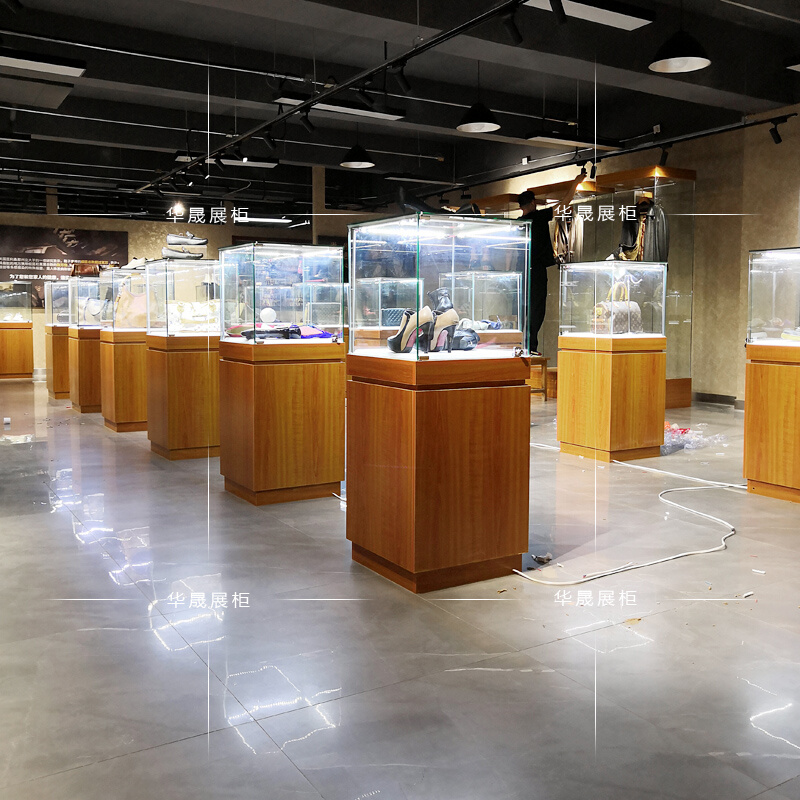 现货模型展示柜台玉器展柜玻璃柜子透明博物馆文物陈列柜单品展览