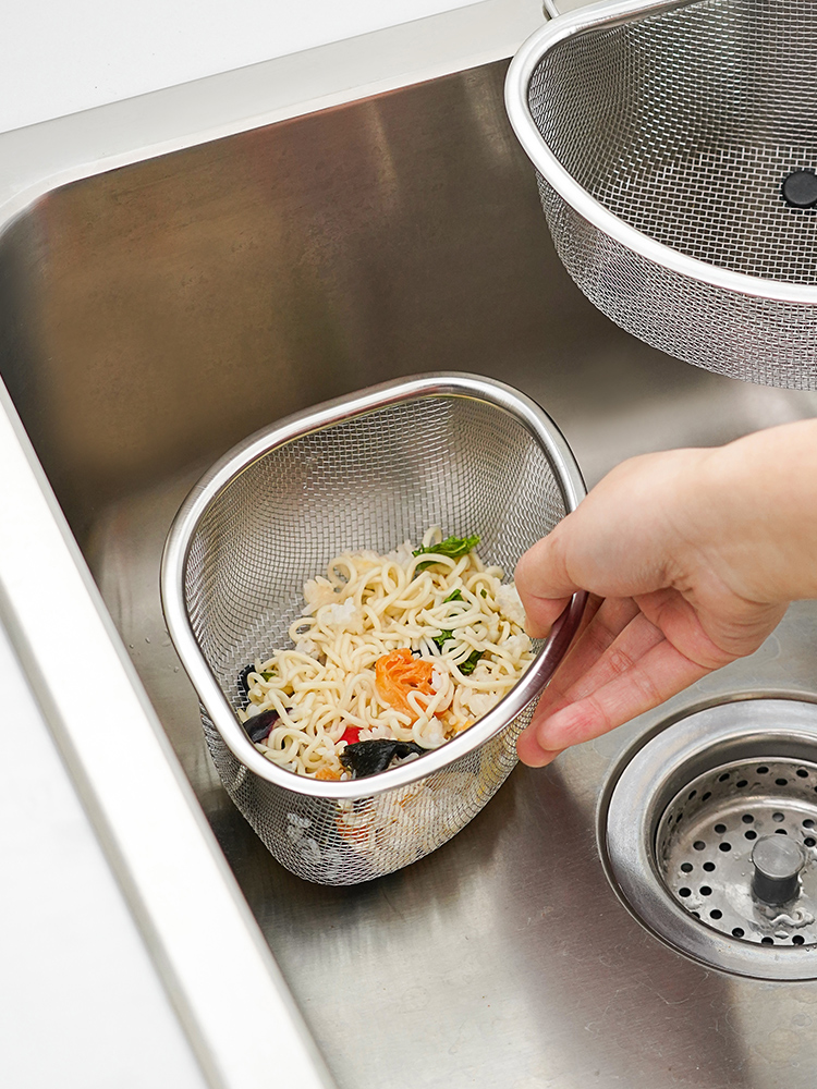 不锈钢水槽沥水篮厨房剩饭剩菜垃圾过滤神器洗碗水池滤网架置物架