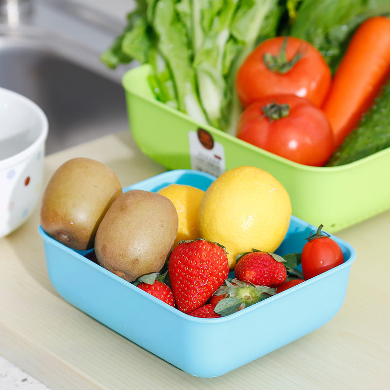 加厚洗菜盆沥水篮厨房家用塑料水果盘客厅水槽滤水菜篓淘洗菜篮子