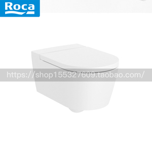 Roca乐家卫浴英佩拉圆型 方形挂墙座厕346527620壁挂马桶西班牙