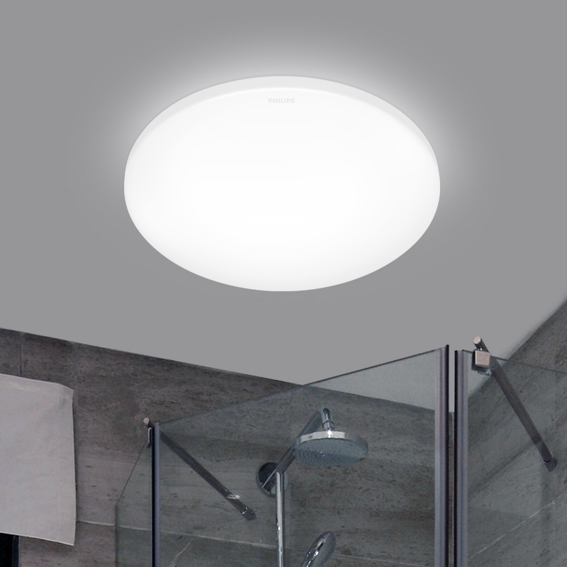 飞利浦圆形led防水吸顶灯恒潋厨房卫生间浴室阳台灯过道厨卫灯具