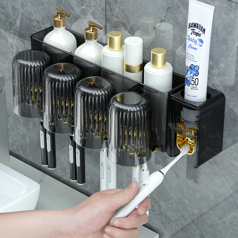 牙刷牙膏置物架卫生间各种神器厕所马桶收纳浴室洗手用品家用大全