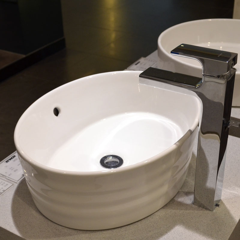科勒台上盆K-2965T-0纽英伦时尚艺术碗盆洗脸盆面盆卫浴陶瓷古典