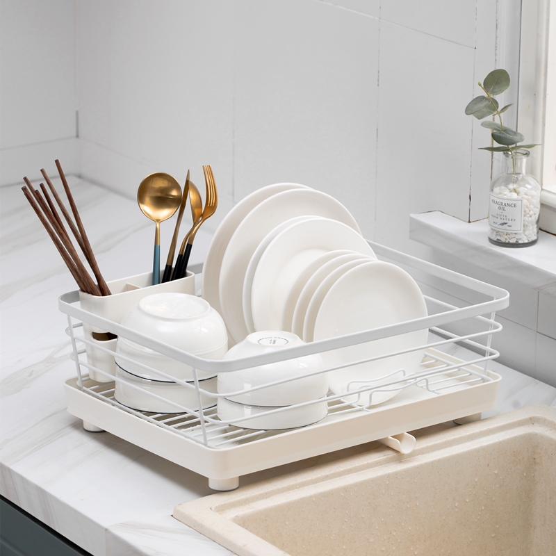 厨房家用碗碟收纳架晾放碗盘沥水碗架台面碗筷置物架洗碗池滤水篮