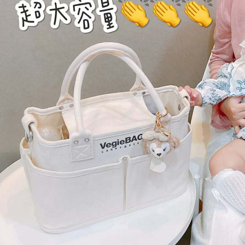 妈咪包大容量手提多功能包vegiebag外貌日本母婴斜挎包妈妈托特包