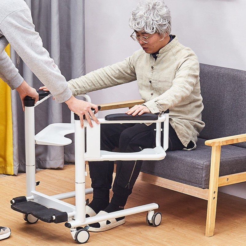 残疾人移位神器移位机瘫痪老人护理卧床老人移动器马桶轮椅带扶车