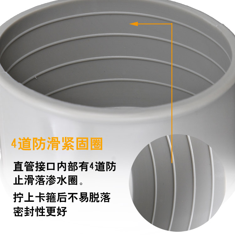 排水管马桶下水管连接管后排左右橫侧排墙墙排硅胶道排污管座便器