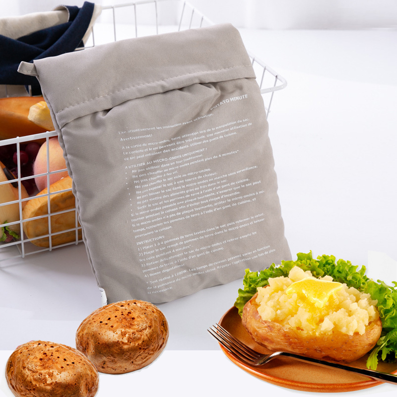 出口新款烤土豆红薯神器微波炉专用袋烤地瓜玉米番薯盘多功能锅袋