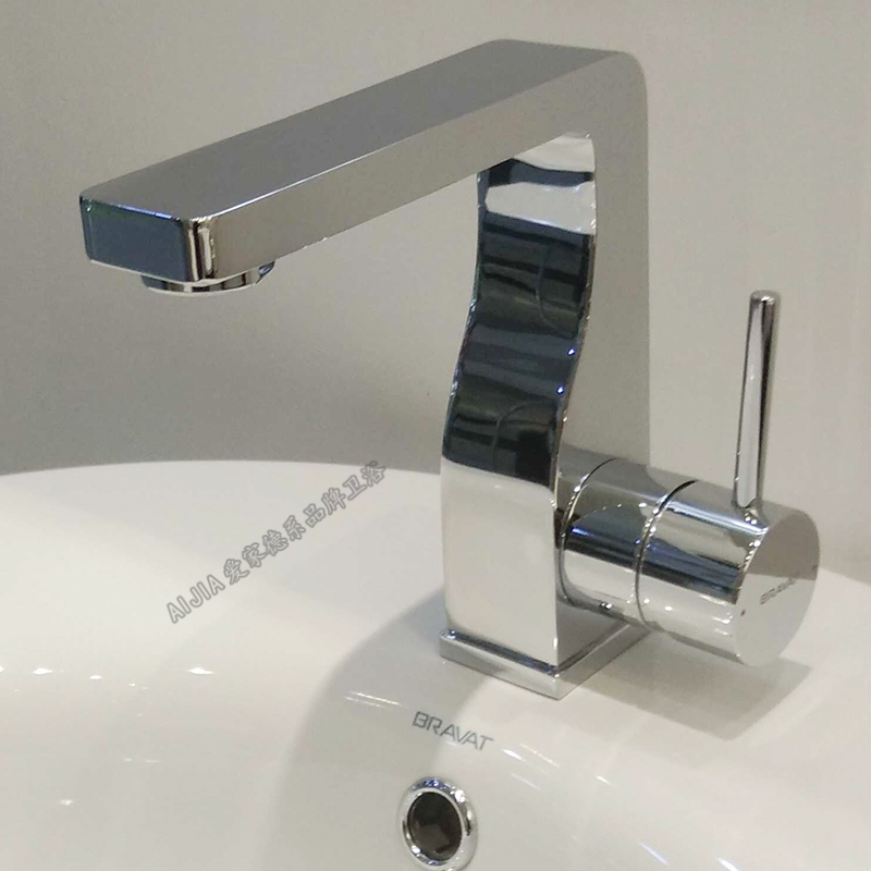 德国贝朗卫浴Arc弓系类全铜冷热单把单控台下盆浴室柜龙头F16061C